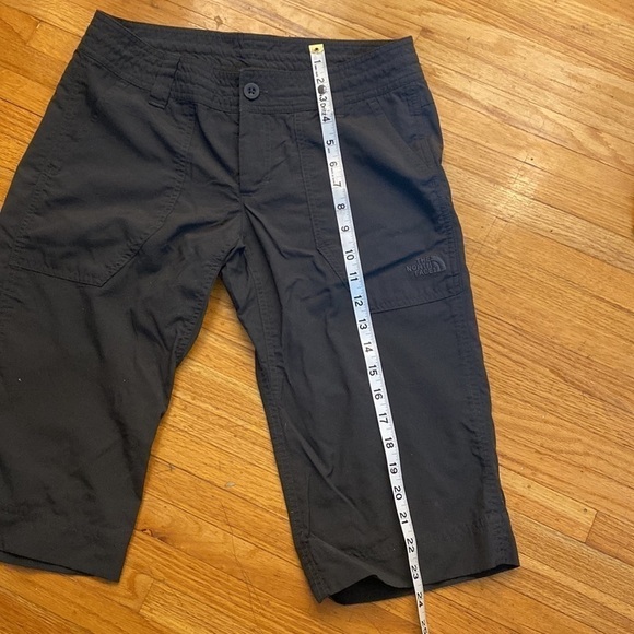 The North Face Capri pants black 6 drawstring button zipper outdoor Gorpcore - Picture 4 of 11